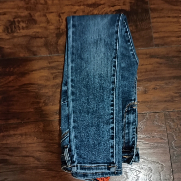 Wax Jean Women's Skinny Blue Jeans - Picture 1 of 4